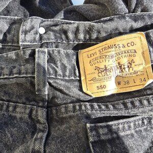 Mens Levis 550 USA Made  38/34  Good condition Black Label Vintage Levis Jeans